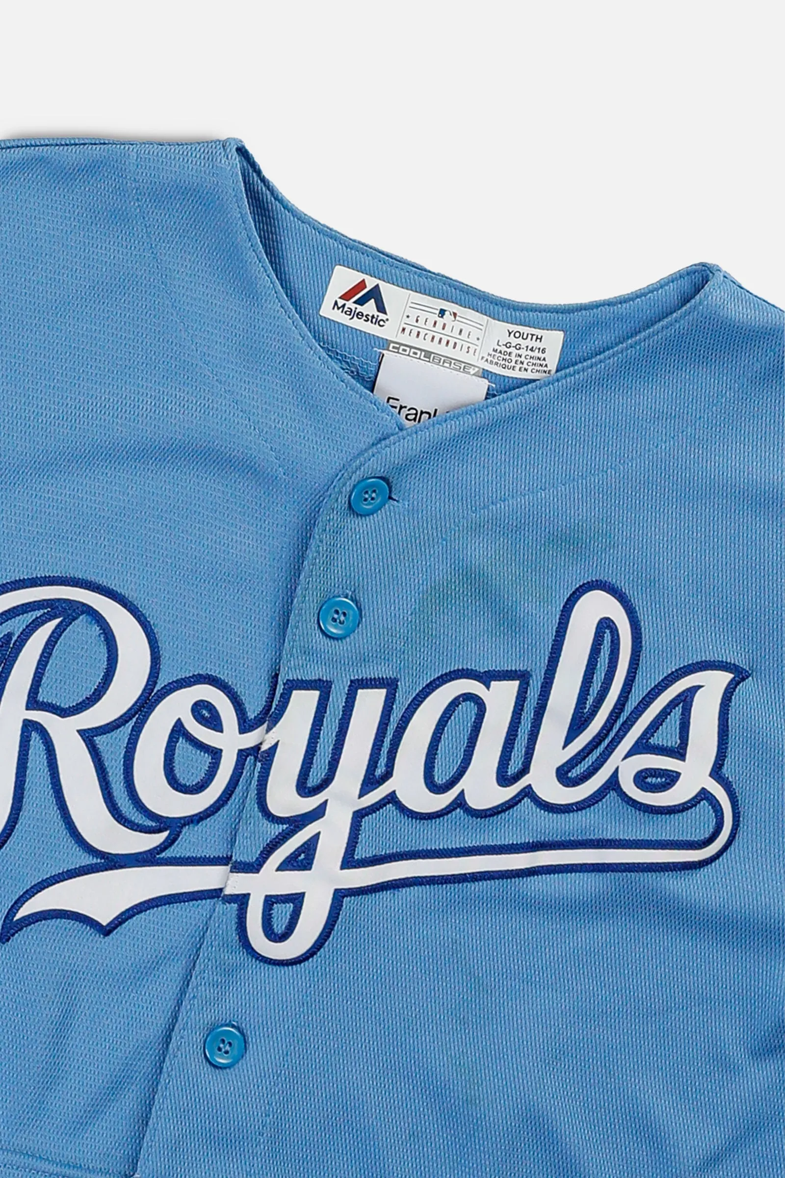 Rework Crop Kansas City Royals MLB Jersey - S