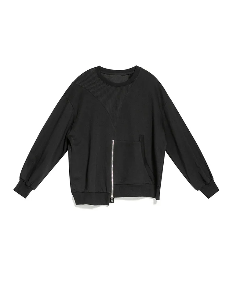 Shoma Split Zipper Sweatshirt