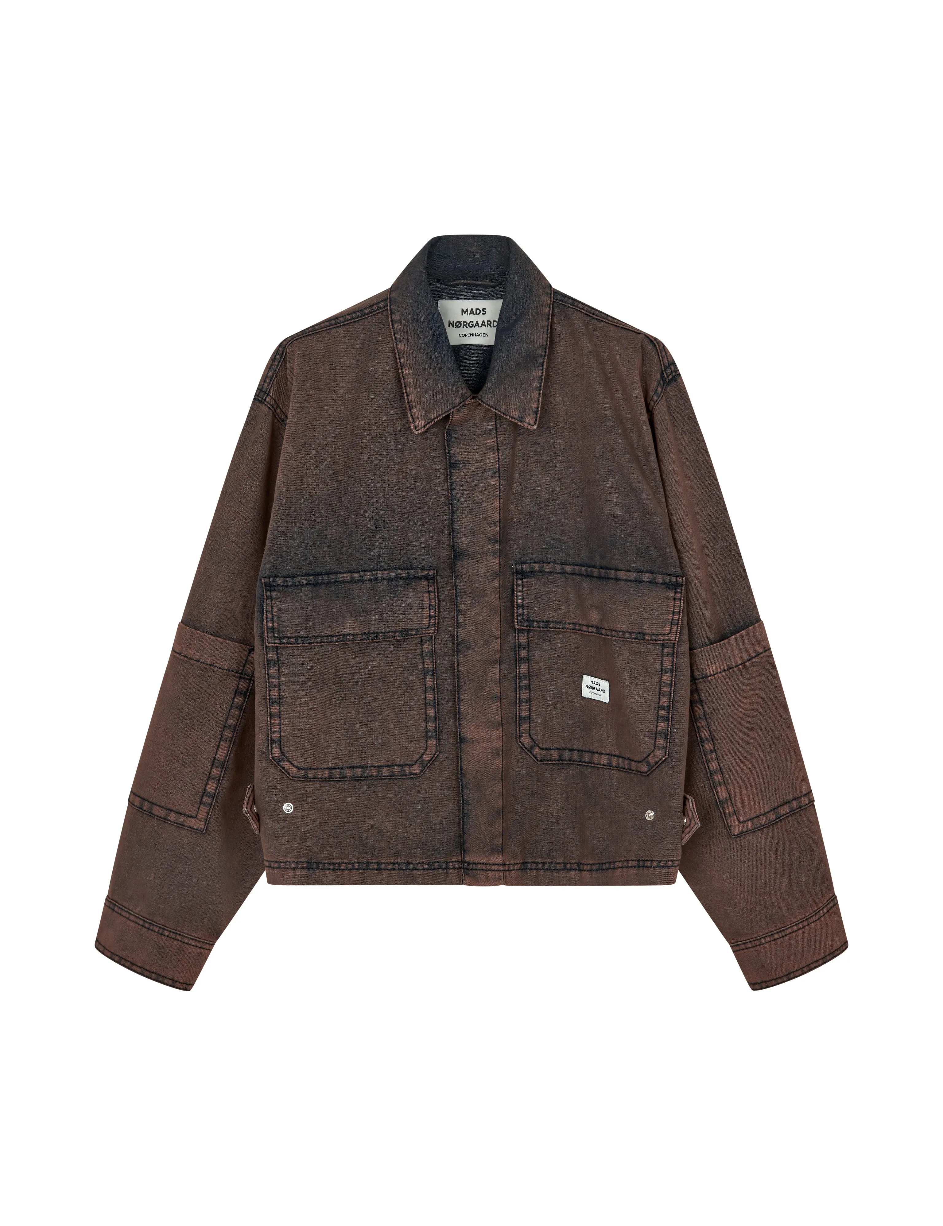 Soft Denim Soleil Jacket, Brown