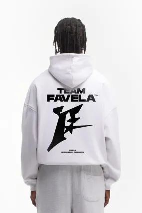 TEAM FAVELA WHITE FRONTZIP