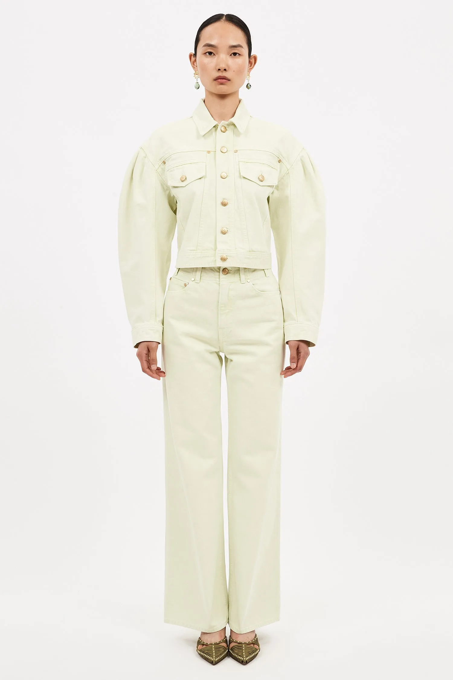 The Cosette Jacket - Pistachio Wash