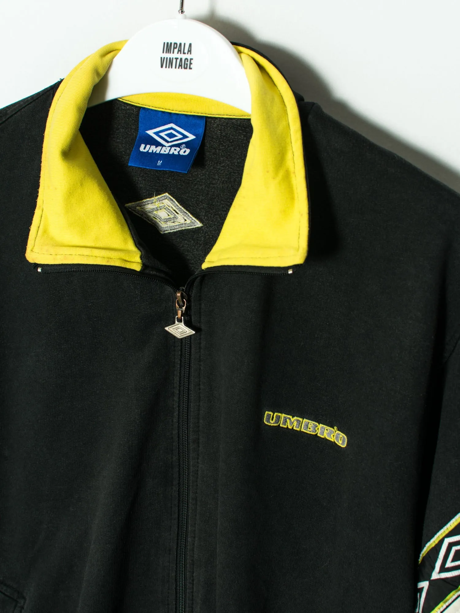 Umbro Black & Yellow Zipper Sweatshirt