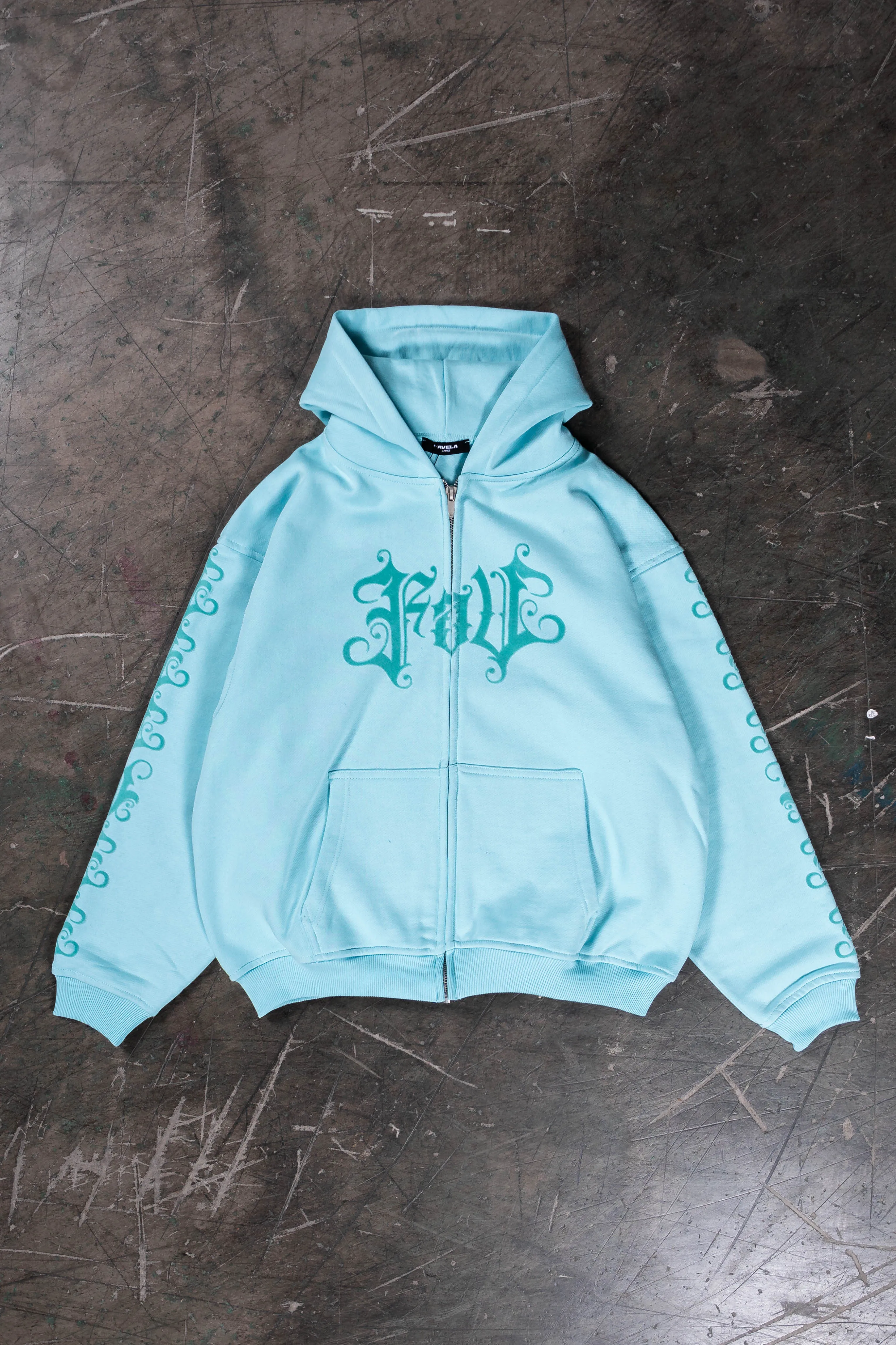 VELOUR TROPICAL BREEZE FRONTZIP