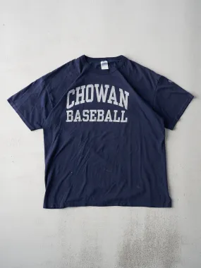 Vintage  Navy Blue Chowan Baseball Tee (L)