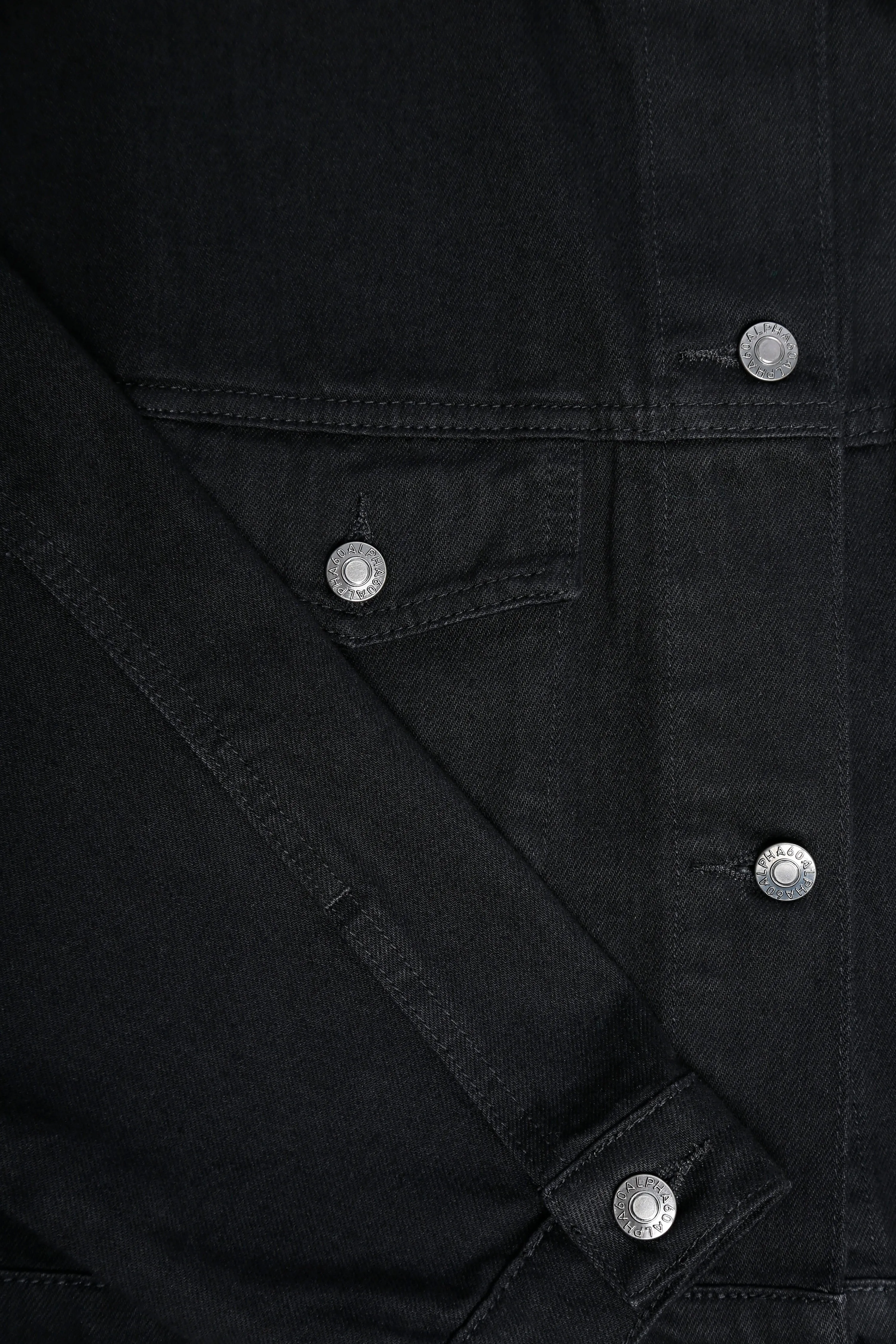 W24 | CASEY DENIM JACKET / BLACK