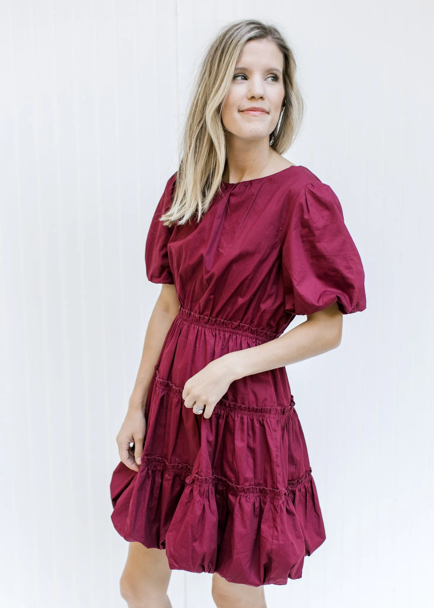 X Burgundy Belle Dress