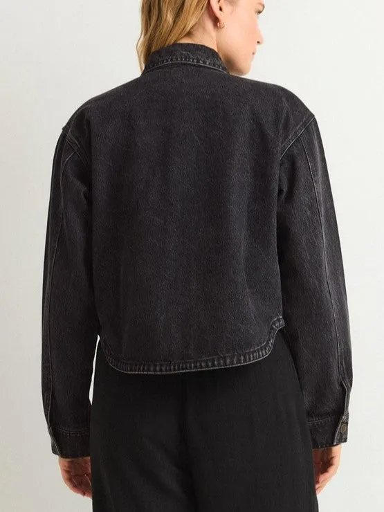 Z SUPPLY Cropped Denim Jacket